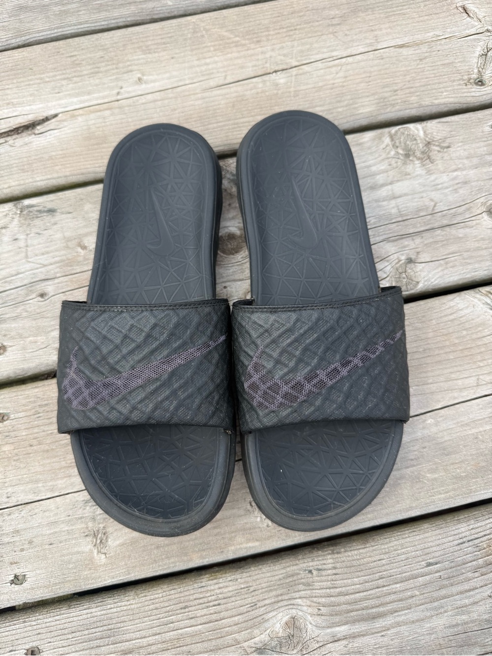 Nike Black Slides